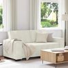 vidaXL 2-personers sofa 180x78x84 cm velour cremefarvet