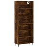 vidaXL reol 69,5x32,5x180 cm konstrueret tr&aelig; r&oslash;get egetr&aelig;sfarve