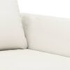 vidaXL 2-personers sofa 120 cm kunstl&aelig;der cremefarvet