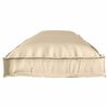 vidaXL Pude Beige 150 x 40 x 8 cm Oxford stof
