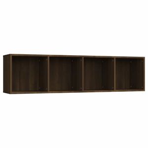 vidaXL bogreol/tv-skab 143x30x36 cm konstrueret tr&aelig; brun egetr&aelig;