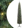 vidaXL Kunstigt juletr&aelig; med stativ Gr&oslash;n 270 cm PVC og St&aring;l og Plastik