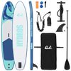 vidaXL Oppustelig Stand Up Paddle Board HYDROS 366 x 81 x 15 cm Turkis