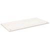 vidaXL skrivebordsplade 110x60x2,5 cm massivt fyrretr&aelig; hvid