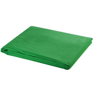 vidaXL fotobaggrund uden stativ 300x300 cm bomuld chroma key gr&oslash;n