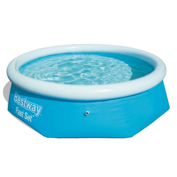 Bestway Fast Set oppustelig swimmingpool rund 244 x 66 cm 57265