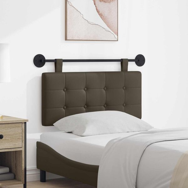 vidaXL H&aelig;ngende Hovedgavl V&aelig;gmonteret Faux l&aelig;der