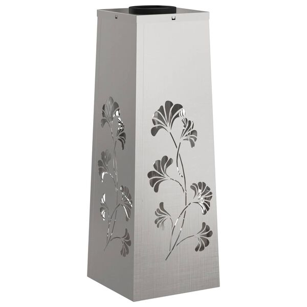 vidaXL Solar LED sti lys 2 pcs Rustfrit st&aring;l Rustfrit st&aring;l