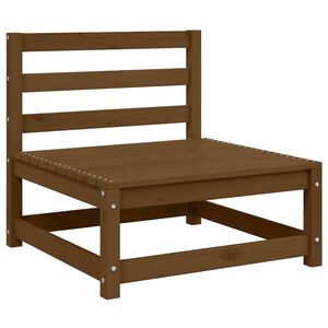 vidaXL midtermodul til havesofa massivt fyrretr&aelig; gyldenbrun