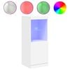 vidaXL sk&aelig;nk med LED-lys 41x37x100 cm hvid