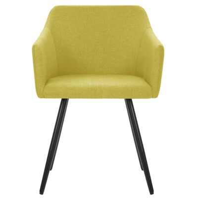 vidaXL spisebordsstole 4 stk. stof grøn