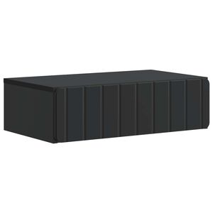 vidaXL V&aelig;gh&aelig;ngt Sideskab Sort 59 x 34,5 x 17 cm Konstrueret tr&aelig;