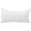 vidaXL Hovedpude med pude Hvid 80 x 42 x 20 cm Bomuld og Polyester