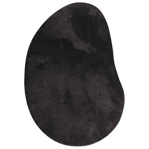 vidaXL T&aelig;ppe HUARTE Sort 80 x 150 cm Polyester