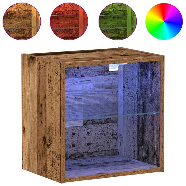 vidaXL Svævende hylde 2 pcs Brun 40 x 28,5 x 40 cm Konstrueret træ