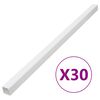 vidaXL kabelkanaler 100x60 mm 30 m PVC