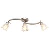 vidaXL loftlampe transparente glassk&aelig;rme til 3 E14-p&aelig;rer tulipanform