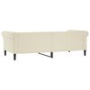 vidaXL daybed 80x200 cm kunstlæder cremefarvet