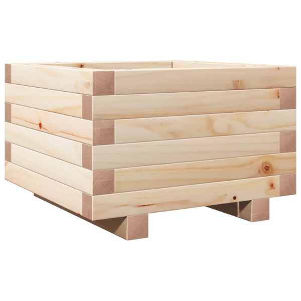 vidaXL plantekasse 40x40x26,5 cm massivt fyrretr&aelig;