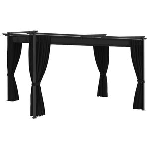 vidaXL pavillon 4x3 m antracitgr&aring;