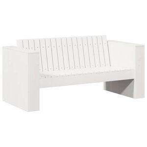 vidaXL Havem&oslash;belsofa Hvid 134 x 60 x 62 cm Massiv fyrretr&aelig;