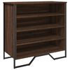 vidaXL skoreol 80x38x78 cm konstrueret tr&aelig; brun egetr&aelig;sfarvet