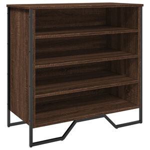 vidaXL skoreol 80x38x78 cm konstrueret tr&aelig; brun egetr&aelig;sfarvet