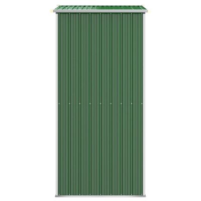 vidaXL haveskur 192x108x223 cm galvaniseret stål grøn