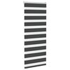 vidaXL zebragardin sort 65x150 cm stofbredde 60,9 cm polyester