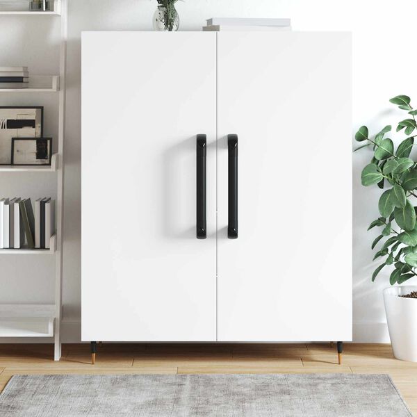 vidaXL H&aring;ndtag Ensfarvet 2 pcs Sort 380 x 34 x 85 mm Aluminium og PP