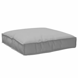 vidaXL Pude Oxford stof Gr&aring; 80 x 80 x 12 cm