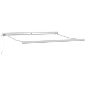 vidaXL Markiseramme Hvid 300 x 250 cm Aluminium