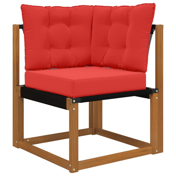 vidaXL Udend&oslash;rs Sofa Pude 3 pcs R&oslash;d Polyester