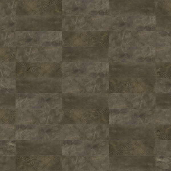 WallArt l&aelig;dertapet 16 stk. Hennessy tofarvet sort