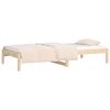 vidaXL daybed 90x190 cm Single massivt fyrretræ