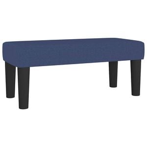 vidaXL | b&aelig;nk | Bl&aring; 70 x 30 x 30 cm Stof
