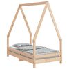 vidaXL sengeramme til juniorseng 70x140 cm massivt fyrretr&aelig;