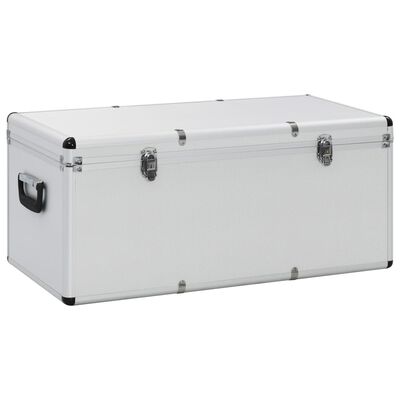vidaXL opbevaringskufferter 3 stk. aluminium sølvfarvet