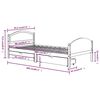 vidaXL sengeramme med 2 skuffer 90x200 cm massivt fyrretræ