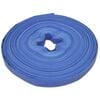 vidaXL flad slange 50 m 1" PVC til transport af vand