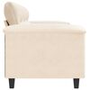 vidaXL 3-personers sofa 180 cm mikrofiberstof beige
