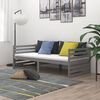 vidaXL daybed 90x200 cm massivt fyrretr&aelig; gr&aring;