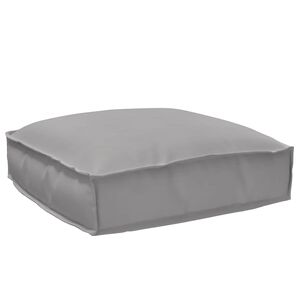 vidaXL Pude Oxford stof Gr&aring; 50 x 50 x 12 cm