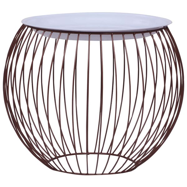 vidaXL sofabord Ø 51 cm guldfarvet