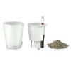 LECHUZA plantekrukke MINI DELTINI ALL-IN-ONE hvid