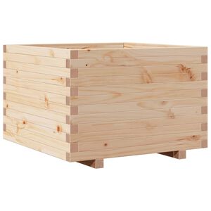 vidaXL plantekasse 70x70x49,5 cm massivt fyrretr&aelig;