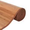 vidaXL gulvt&aelig;ppe 60x500 cm rektangul&aelig;r bambus naturfarvet
