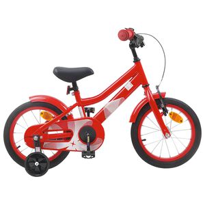 vidaXL B&oslash;rnecykel 14 tommer anbefalet til 3-5 &aring;r gammel R&oslash;d