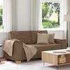 vidaXL 2-personers sofa brun 180x78x84 cm stof