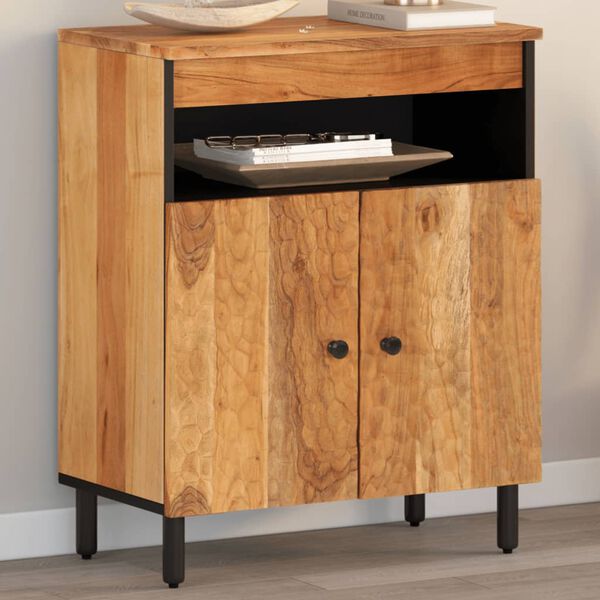 vidaXL skab 60x33x75 cm massivt akacietr&aelig;